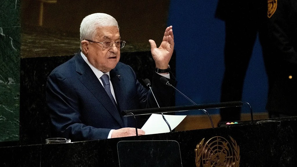 Abbas pidió ante la ONU frenar el proyecto E1 y defendió la solución de dos&nbsp;Estados
